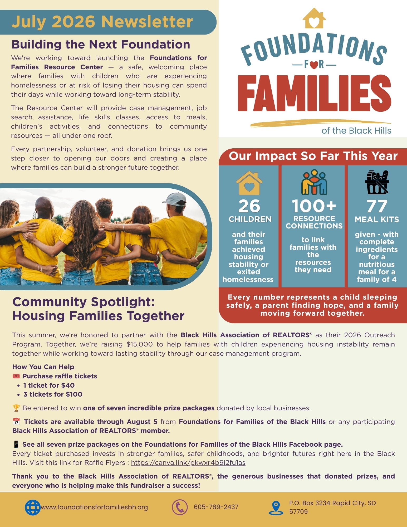July 2026 Newsletter — Building the Next Foundation
